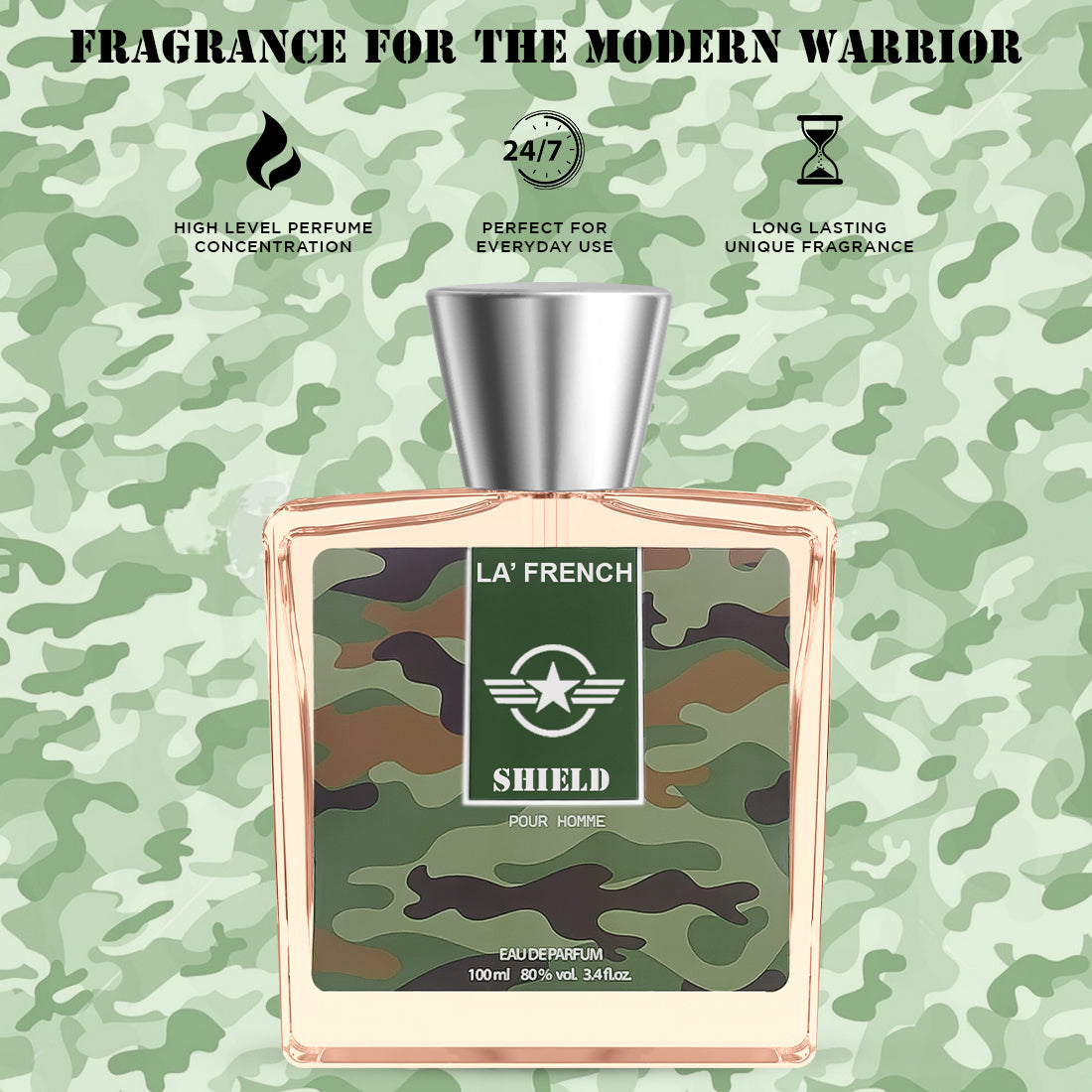 La French Shield Eau De Parfum for Men (100ml)