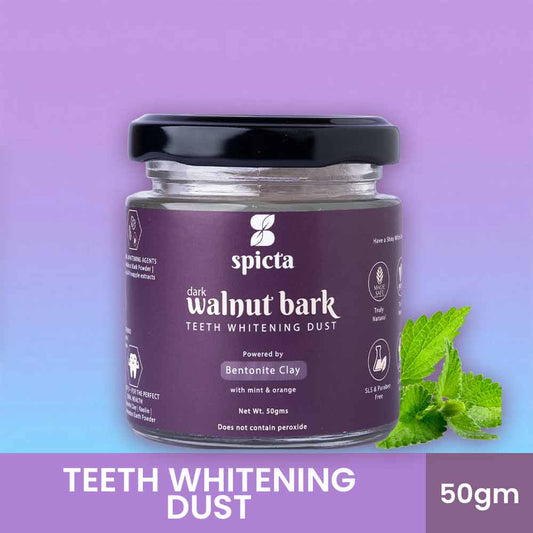 Spicta Walnut Bark Teeth Whitening Dust (50g)