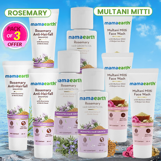 Mamaearth 9 minis Mega Deal Combo (Pack of 3×3)