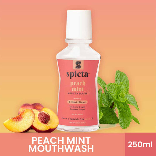 Spicta Peach Mint Mouthwash (250ml)
