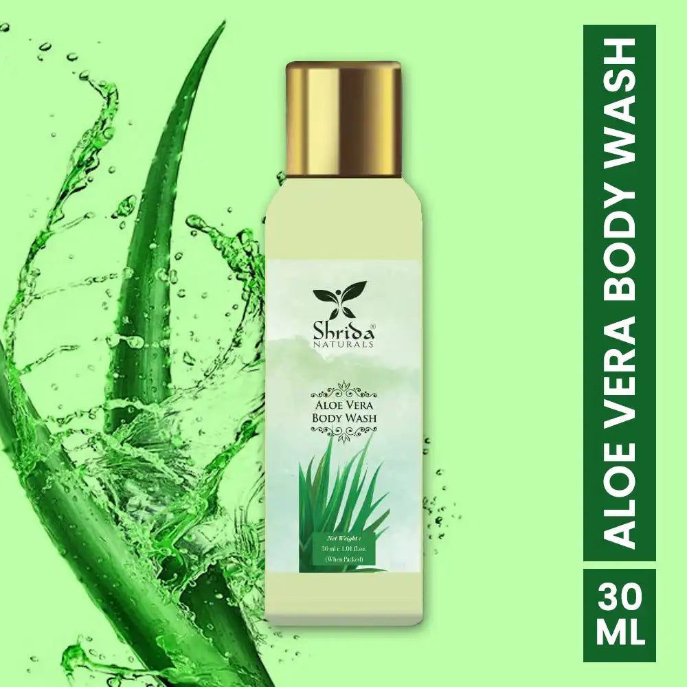 Shrida Naturals Aloe Vera Body Wash (30ml)