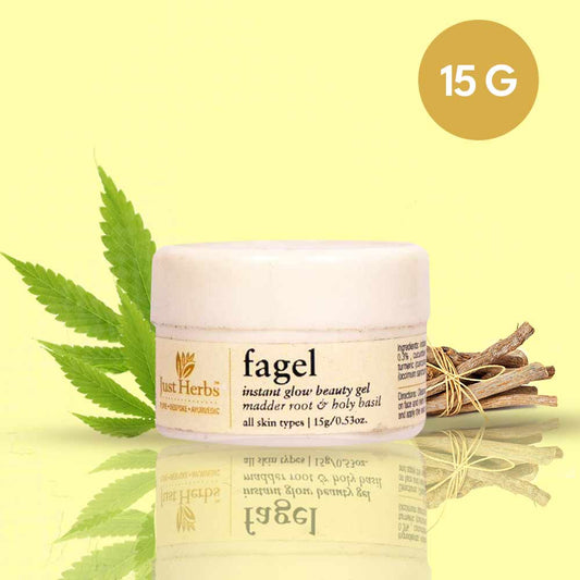 Just Herbs Fagel Instant Glow Beauty Gel (15gms)