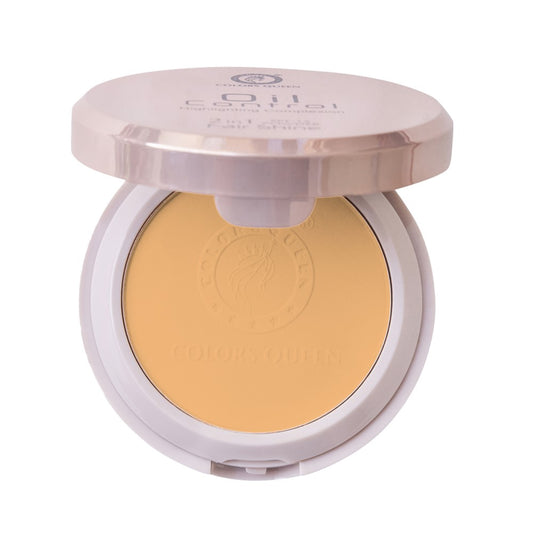 Colors Queen Oil Control 2 in 1 Compact Powder 03 (20gm)