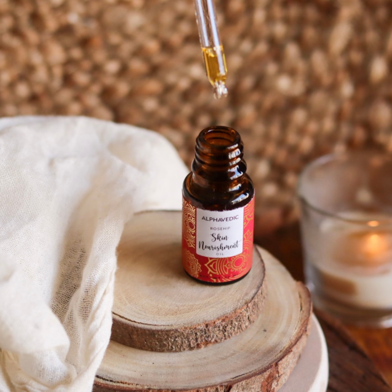 Alpahvedic Rosehip Skin Nourishment Oil (10ml)