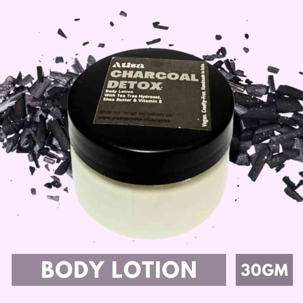 Atisa Charcoal Detox Body Lotion (30gm)