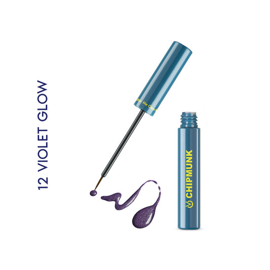 Chipmunk Metallic Liquid Eyeliner- Violet Glow 12 (3ml)
