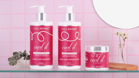 Soul Bound Curl It-Hair Shampoo, Conditioner and Cream (300ml+300ml)