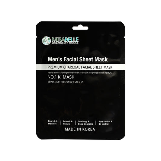 Mirabelle Men's Facial Sheet Mask (25ml)