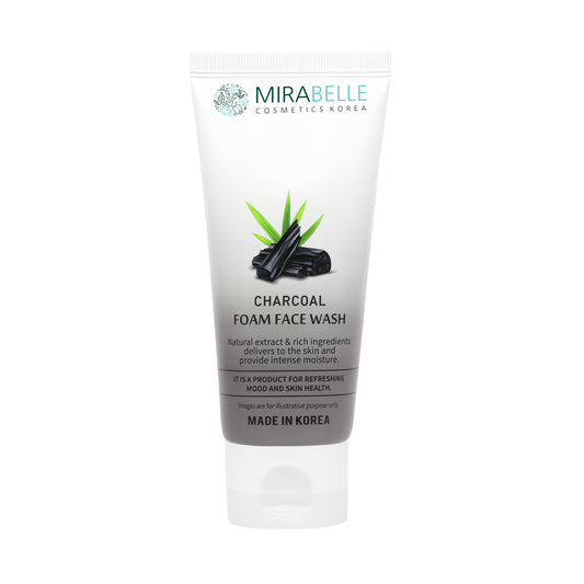 Mirabelle Activated Charcoal Foam Face Wash (80ml)