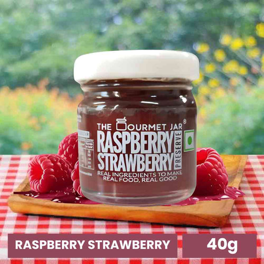 The Gourmet Jar Raspbeery Strawberry Preserve (40g)