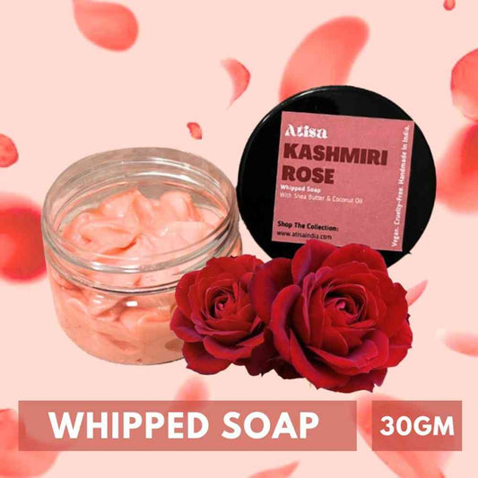 Atisa Kashmiri Rose Body Whipped Soap (30gm)