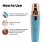 Winston Electric 2 in 1 Eyebrow Face Trimmer for Women (Rechargeable Battery & Portable)