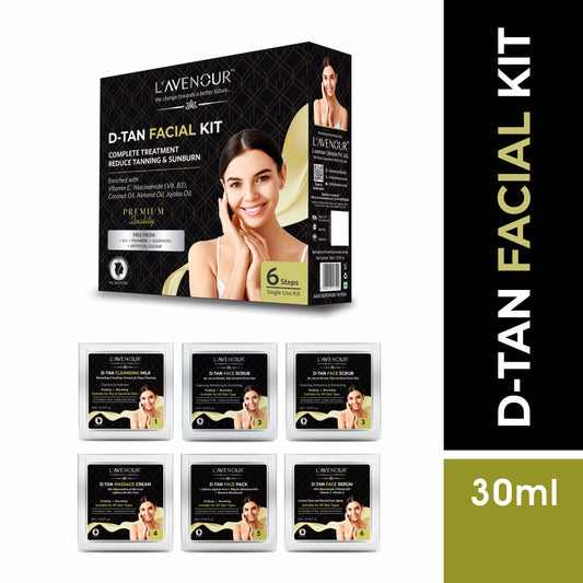 L'avenour D-Tan Facial Kit For Reduce Tanning & Sunburn (30ml)