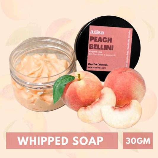 Atisa Peach Bellini Body Whipped Soap (30gm)