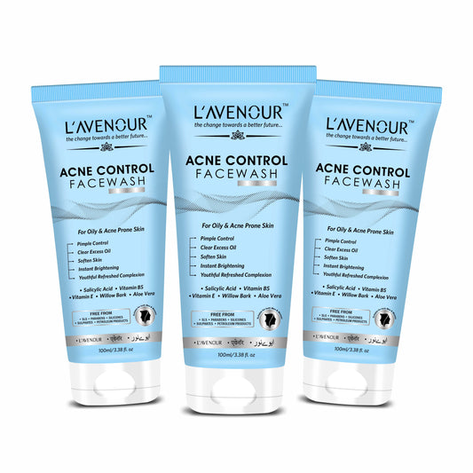 L'avenour Acne Control Face Wash (Pack of 3)