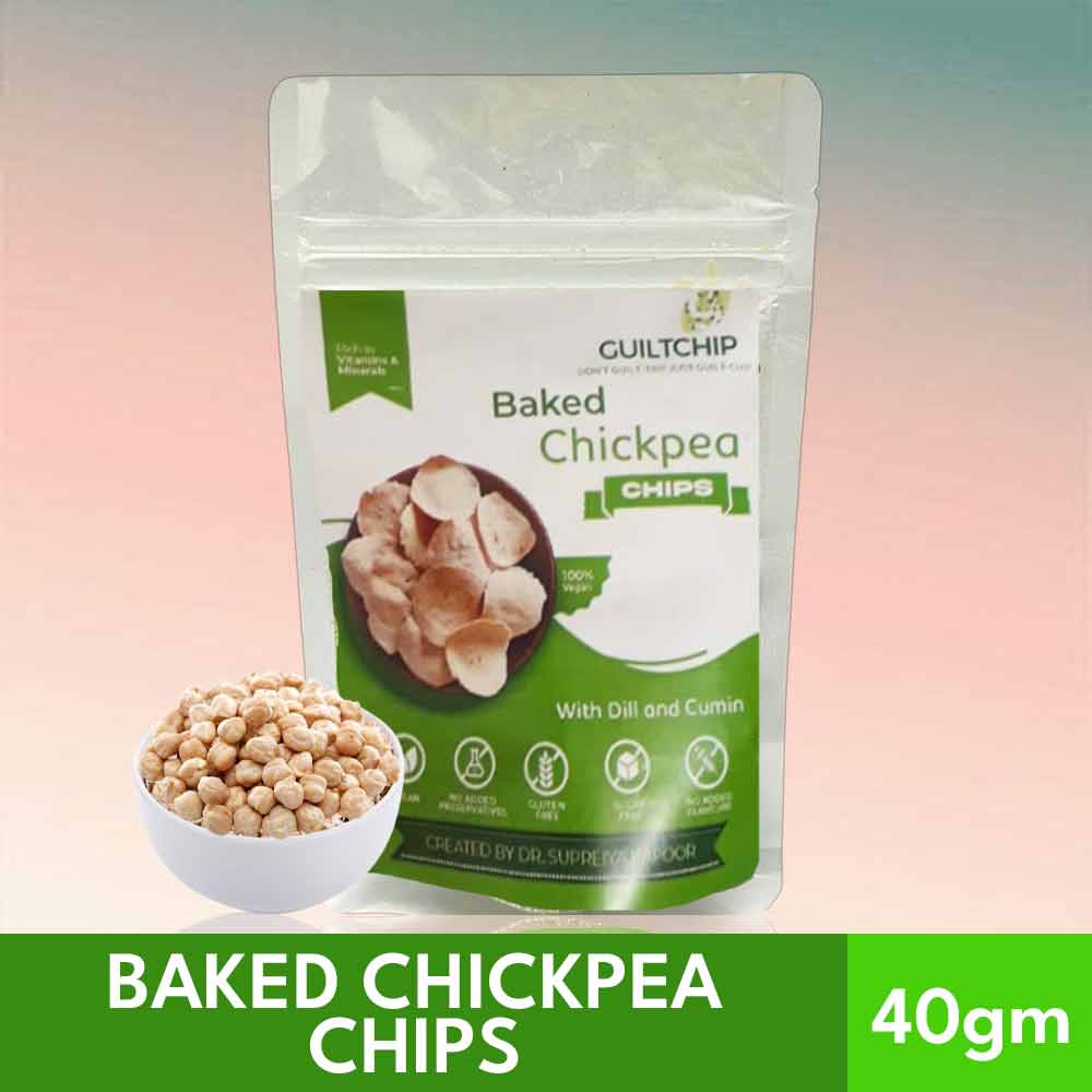 Guiltchip Baked Chickpea Chips (40g)