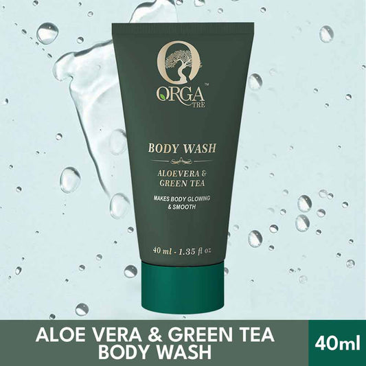 Orgatre Aloevera & Green Tea Body Wash (40ml)