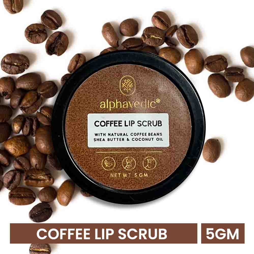 Alphavedic Coffee Lip Scrub 