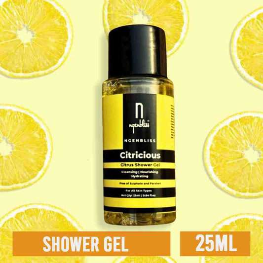 Ngenbliss Citricious Aromatherapy Shower Gel (25ml)