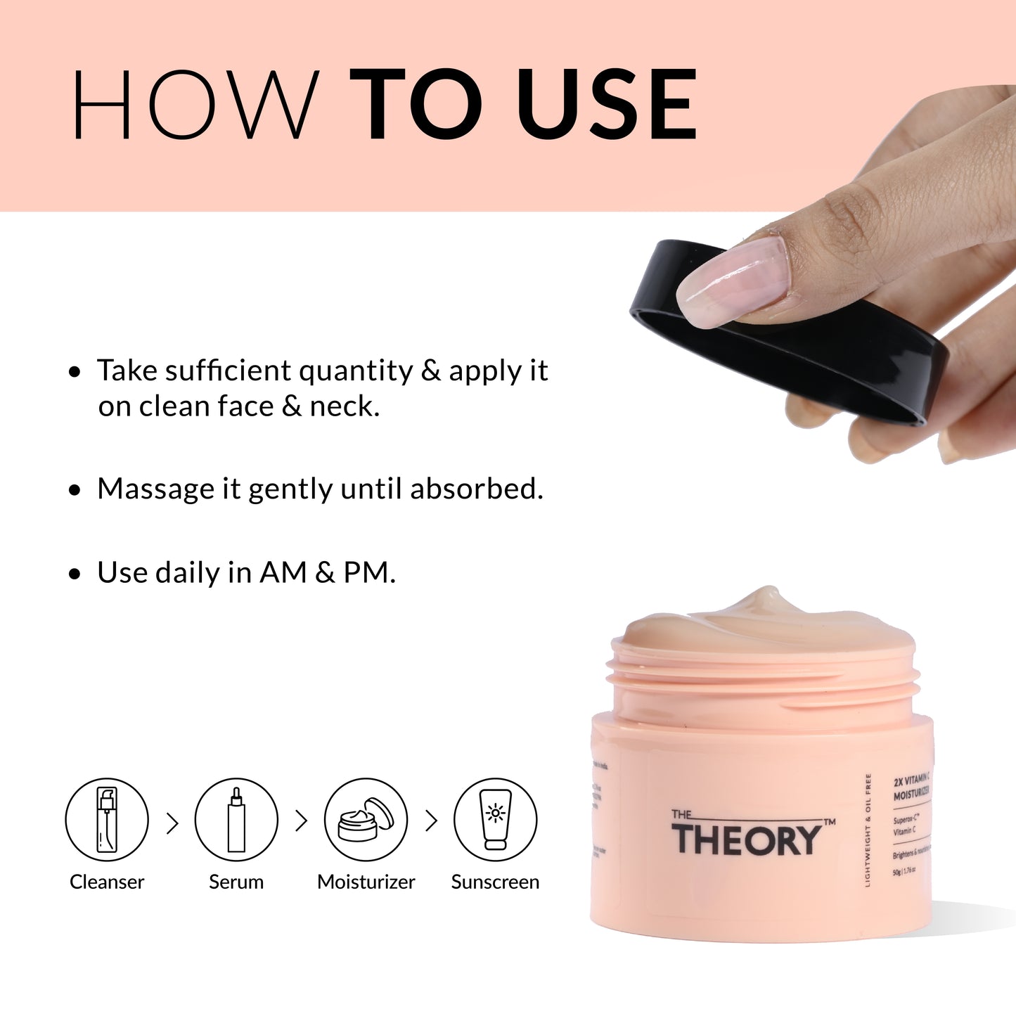 The Theory 2X Vitamin C Moisturizer (50g)