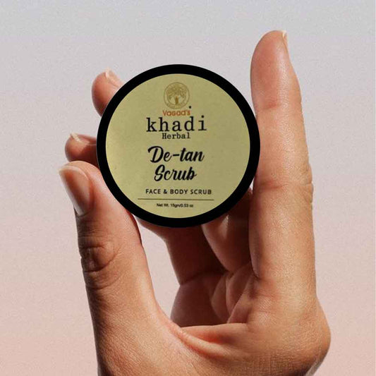Vagad's Khadi De-Tan Body & Face Scrub (15g)