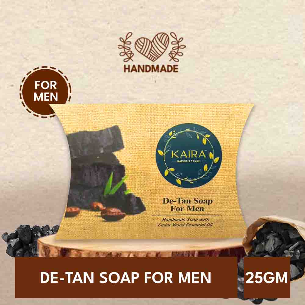 Kaira Naturals De-Tan Soap for Men (25g)
