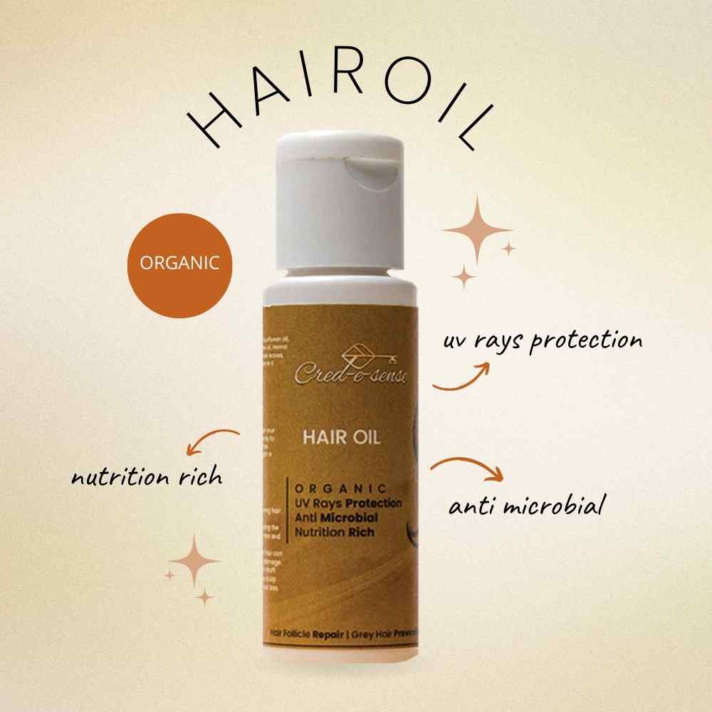 Cred-e-sense Organic Hair Oil (20ml)
