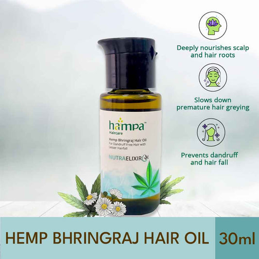 Hampa Hemp Bhringraj Hair Oil (30ml)