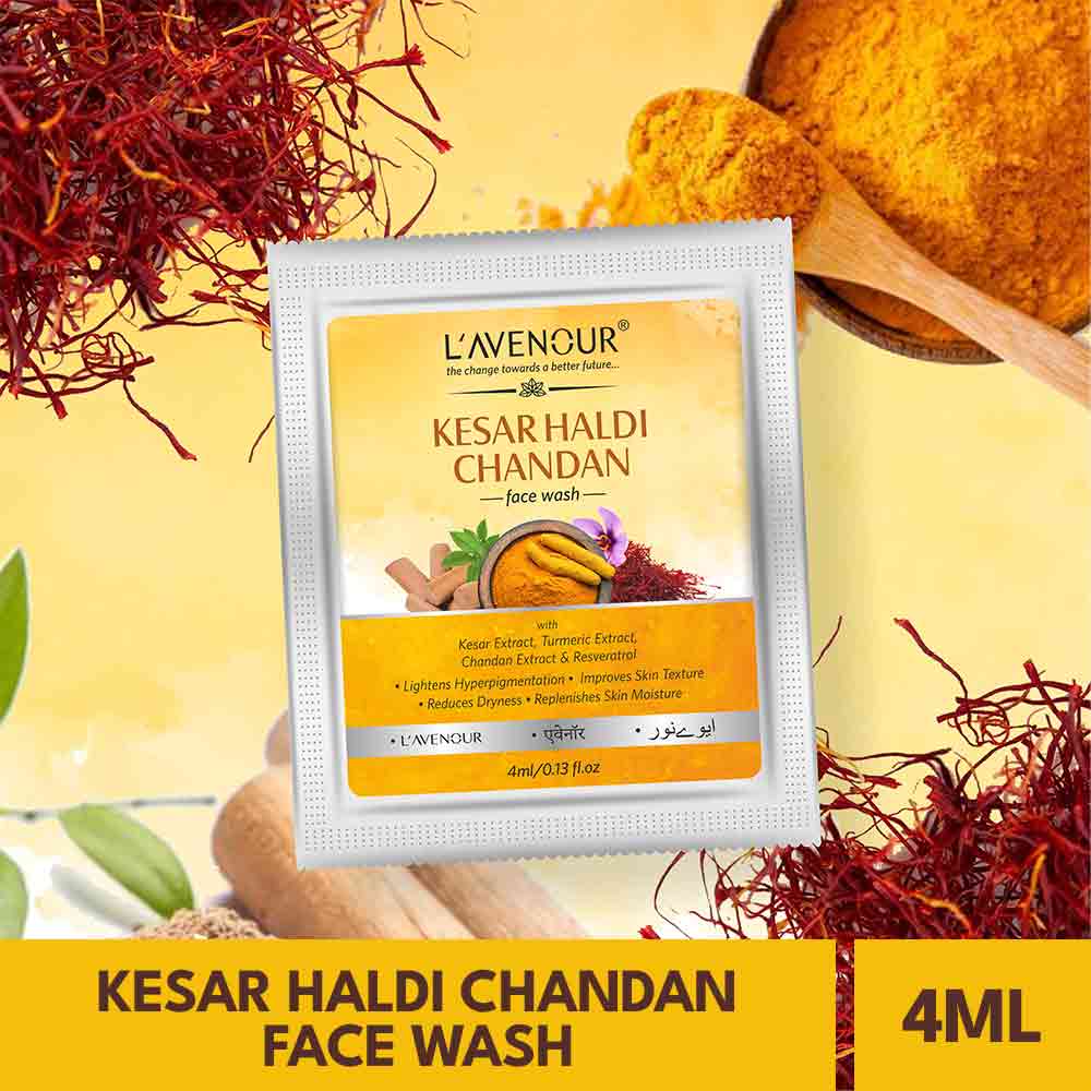 L'avenour Kesar Chandan Haldi Face Wash (4ml)