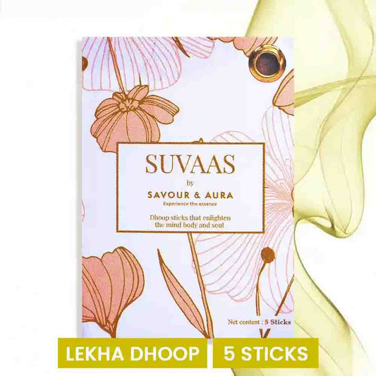 Savour and Aura Lekha Dhoop (5 Sticks)