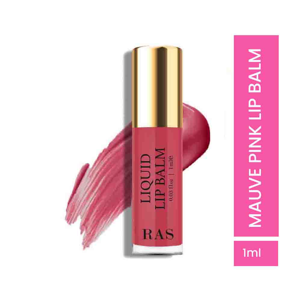 Ras luxury Tinted liquid lip balm - Mauve Pink (1ml)