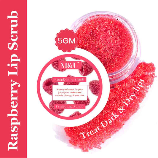M&U Raspberry Lip Scrub (5g)