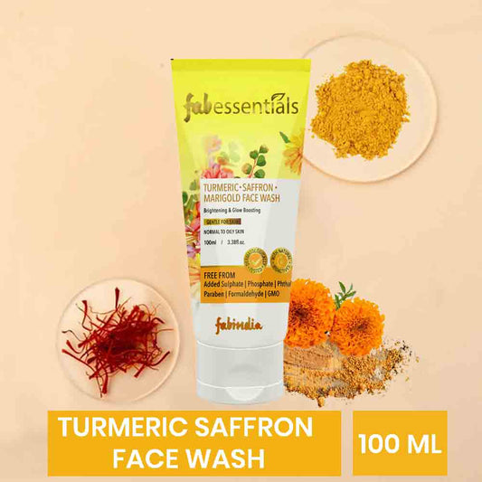 Fab essentials Turmeric - saffron Marigold Face Wash (10ml)