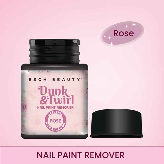 Esch Beauty Dunk & Twirl Rose Nail Paint Remover (80ml)