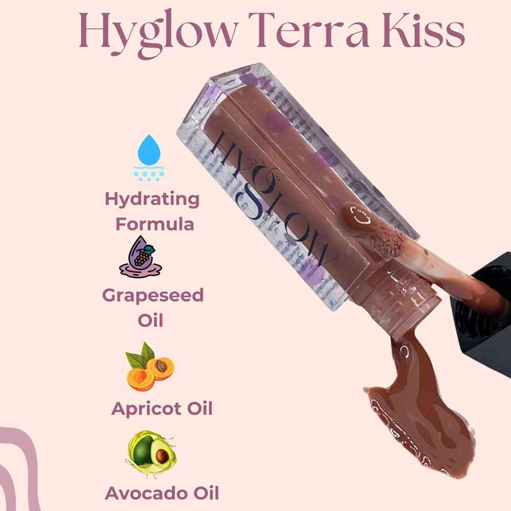 Hyglow Beauty Terra Kiss Lip Gloss (1ml)