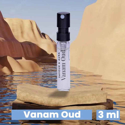 Savour and Aura Vanam Oud Fragrance (3ml)