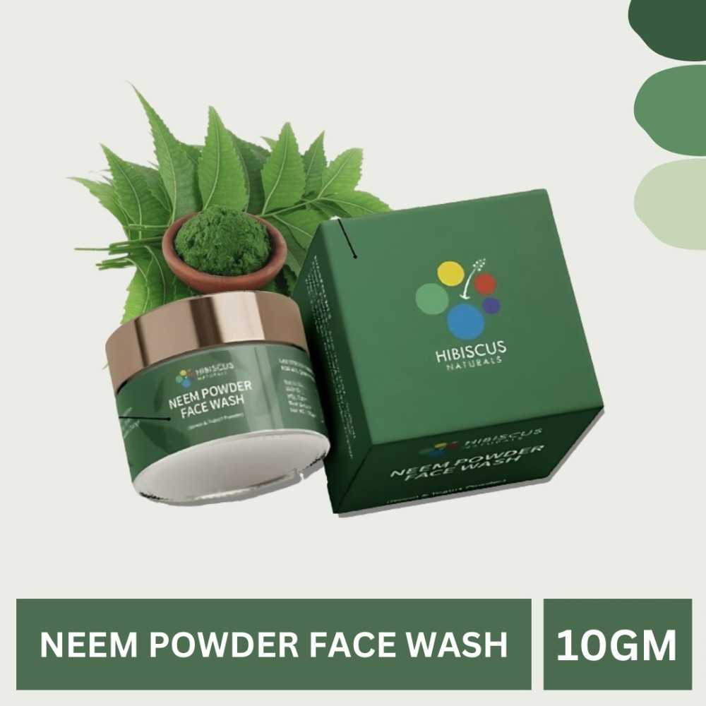 Hibiscus Natural Neem Powder Face Wash (10gm)