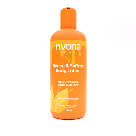 Rivona Naturals Honey & Saffron Body Lotion (250 ml)