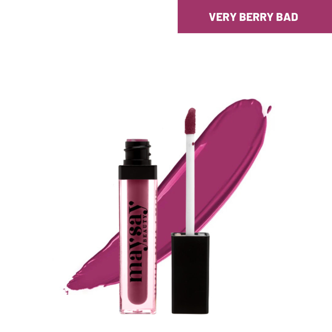 Pout Out Loud Liquid Lipstick (Very Berry Bad)