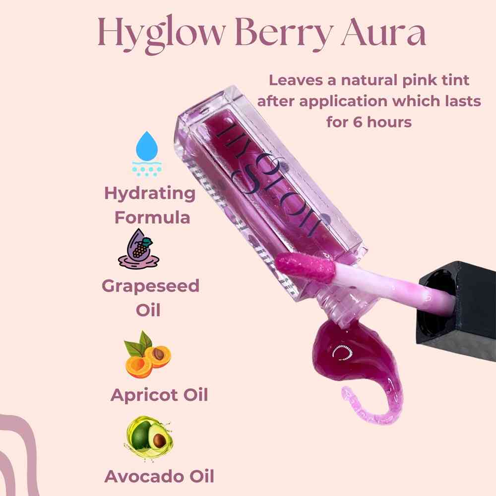 Hyglow Beauty Berry Aura Lip Tint (1ml)