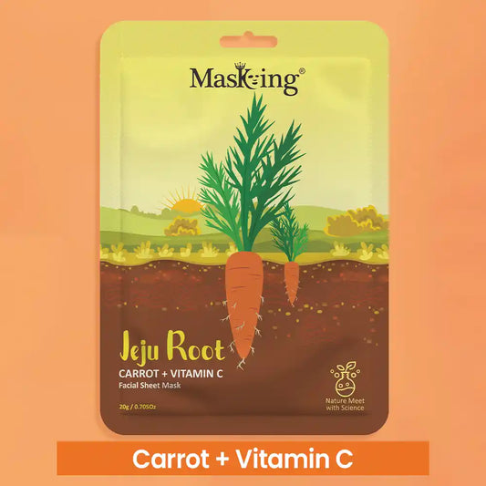 MasKing Carrot + Vitamin C Facial Sheet Mask (1pcs)