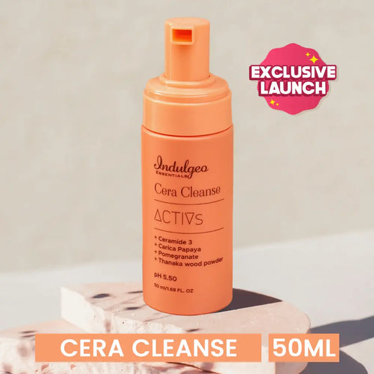 Indulgeo Essentials Cera Cleanse Foaming Face Wash (50ml)