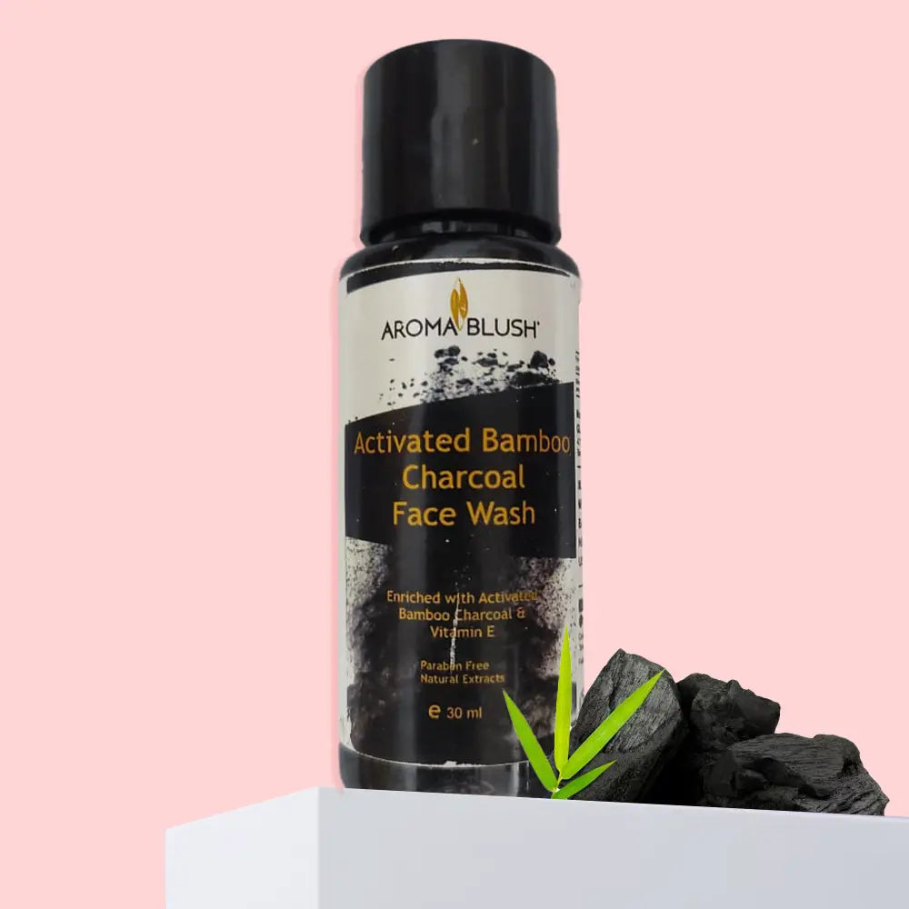 Aroma Blush Activated Bamboo Charcoal Facewash (30ml)