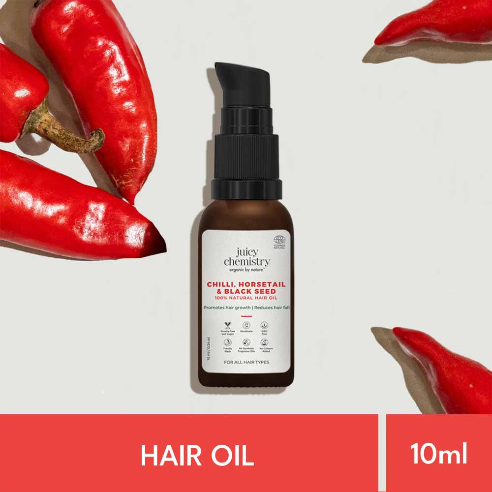 Chilli Horsetail Blackseed Mini Hair oil Sample