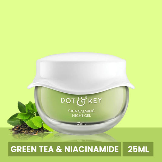 Dot & Key Cica Calming Night Gel Green Tea & Niacinamide (25ml)