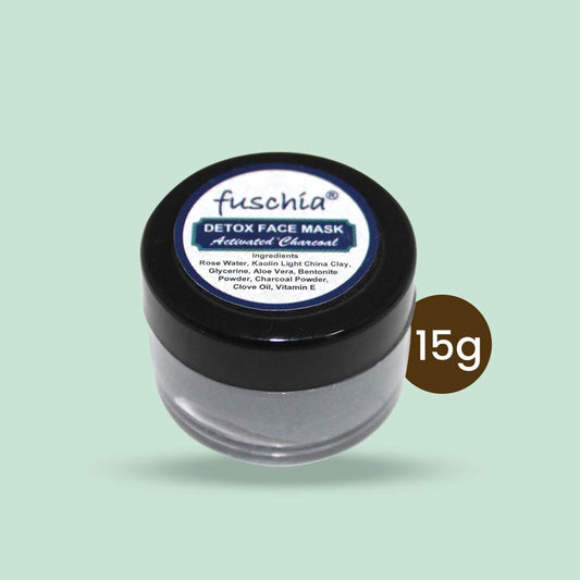 Fuschia Charcoal Detox Face Mask (15g)