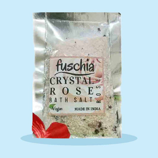 Fuschia Crystal Rose Bath Salt