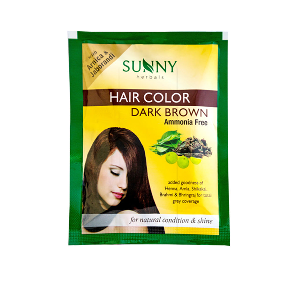 Sunny Herbals Hair Color Dark Brown (10gm)