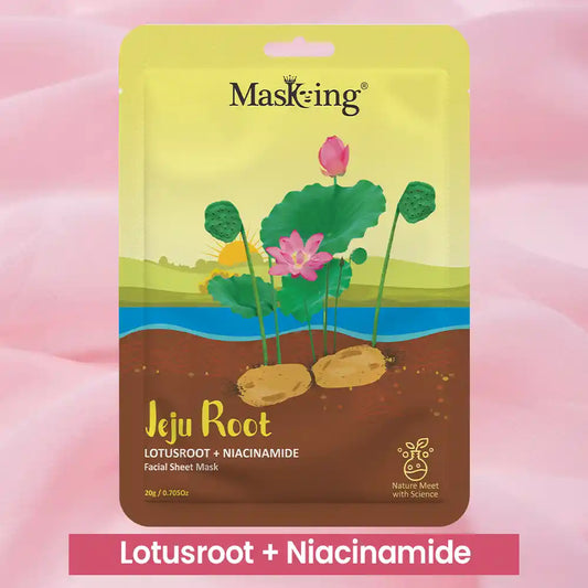 MasKing Lotusroot + Niacinamide Facial Sheet Mask (1pcs)
