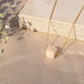 Bodh Gem & Crystals Moonstone Cube Pendant (Single Piece)